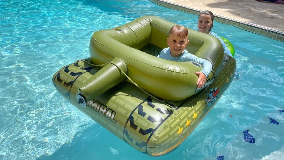 Pool floats with deals motor
