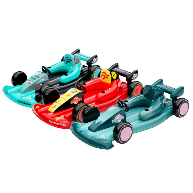 Teal Racing Pool Float | Winter Sled